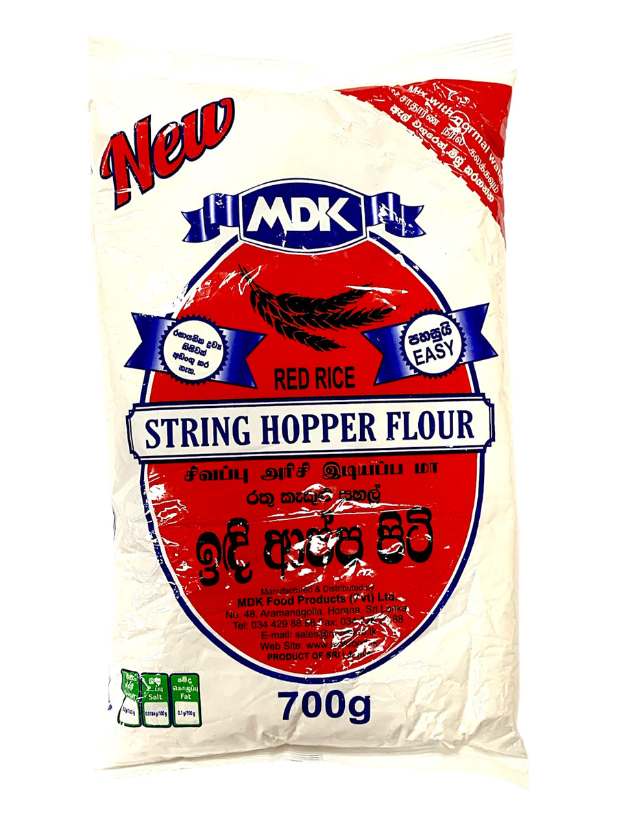 MDK - STRING HOPPER FLOUR - RED - 700G – Hindustan Imports